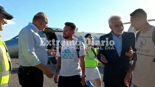 Imagen de Omar Perotti recibi&oacute; a Lionel Messi y &Aacute;ngel Di Mar&iacute;a en Rosario