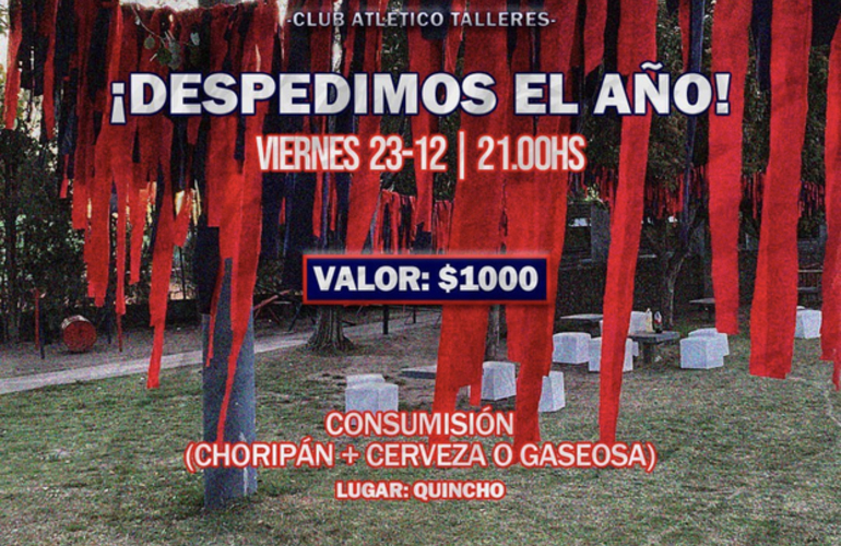 Imagen de Talleres cierra el 2022 con una Despedida de A&ntilde;o.