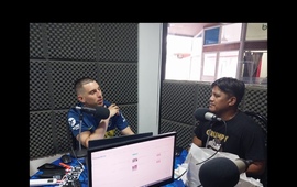 Imagen de Rodrigo 'Cartucho' Gallegos visit&oacute; Radio Extremo 106.9 tras su gran 2022 en Argentina y Chile.