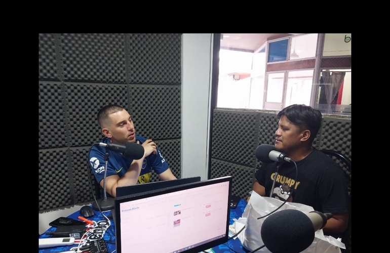 Imagen de Rodrigo 'Cartucho' Gallegos visitó Radio Extremo 106.9 tras su gran 2022 en Argentina y Chile.