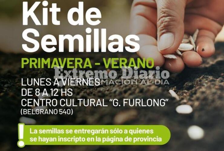 Imagen de Entrega de kit de semillas en el Centro Cultural