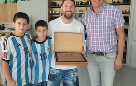 Imagen de Lionel Messi fue nombrado Ciudadano Ilustre de la ciudad de Funes