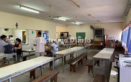 Imagen de Se robaron la garrafa de gas en el comedor de la escuela 6036