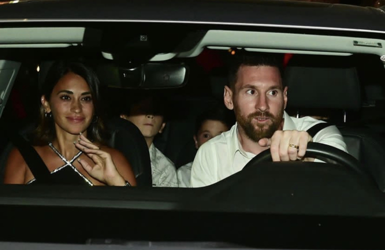 Imagen de Messi está de festejo en el cumpleaños de su sobrina