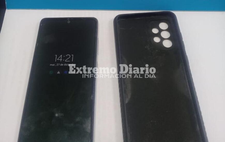 El celular fue recuperado.
