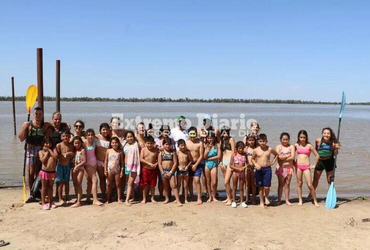 Imagen de Dispositivo barrial: Los chicos de El galponcito cerraron el año en el Rowing Club