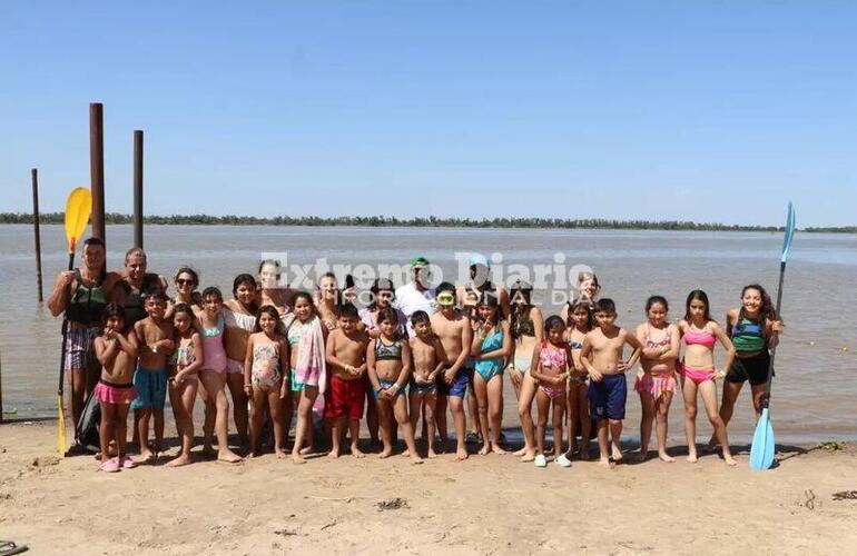 Imagen de Dispositivo barrial: Los chicos de El galponcito cerraron el año en el Rowing Club