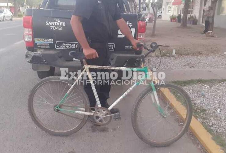 Imagen de Pueblo Esther: Detuvieron a un hombre que robó una bicicleta