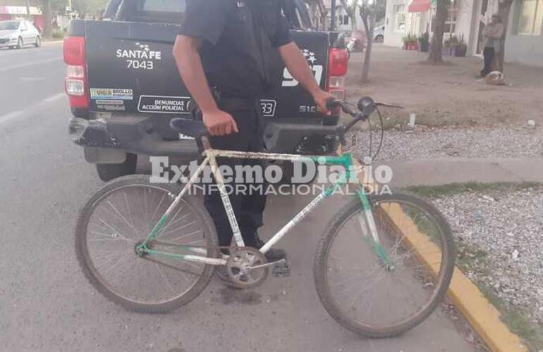 Imagen de Pueblo Esther: Detuvieron a un hombre que robó una bicicleta