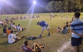 Imagen de Gran convocatoria en la prueba de jugadores de Amigos de la Estaci&oacute;n