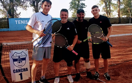 Imagen de Se disputaron los 4tos de Final del Torneo de Tenis masculino en Central Argentino.