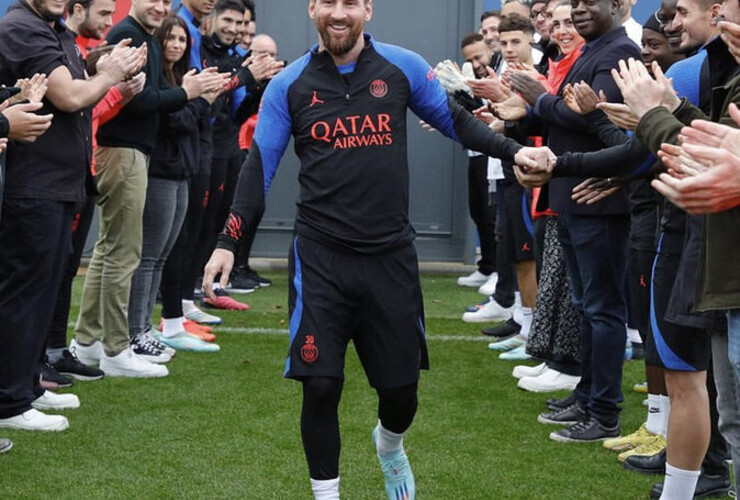 Imagen de Leo Messi regresó a los entrenamientos del PSG