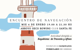 Imagen de Hoy, Encuentro de Navegaci&oacute;n para Kayakistas en el Rowing Club.