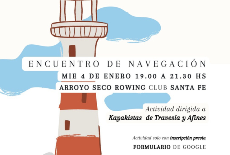 Imagen de Hoy, Encuentro de Navegación para Kayakistas en el Rowing Club.