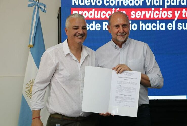 El Gobernador Perotti visit&oacute; varias veces la localidad en este a&ntilde;o.