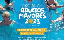 Imagen de Uni&oacute;n y el PAMI presentaron la Colonia para Adultos Mayores