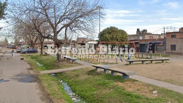 Imagen de Balearon en la cabeza a un hombre en una plaza de Empalme Graneros