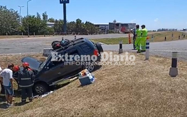 En la camioneta viajaban cinco personas.