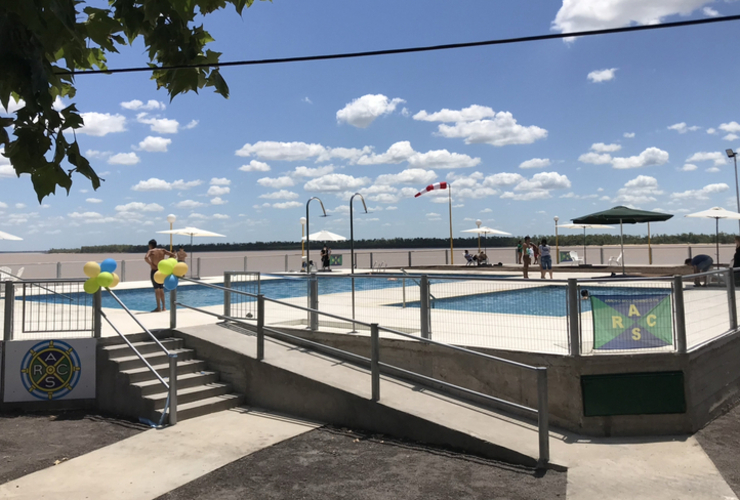 Imagen de Hace 1 año atrás, se inauguraban las piletas del Rowing Club.