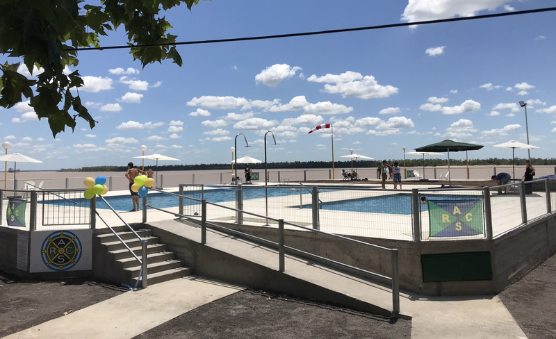 Imagen de Hace 1 a&ntilde;o atr&aacute;s, se inauguraban las piletas del Rowing Club.