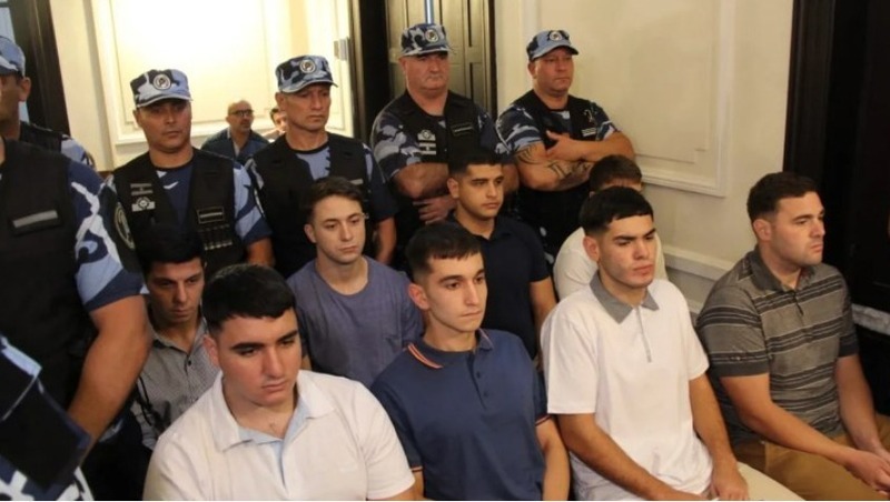 Imagen de �Caduc&oacute;�; �Est&aacute;n todos a los gritos�; �Est&aacute; la Polic&iacute;a�: mensajes de los rugbiers ante el tribunal