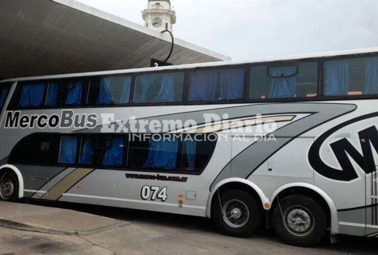 Imagen de Un colectivo fue retenido por no estar en condiciones, se fugó y fue recapturado en General Lagos