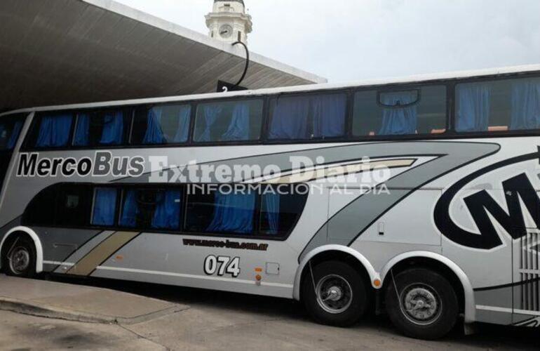 Imagen de Un colectivo fue retenido por no estar en condiciones, se fug&oacute; y fue recapturado en General Lagos