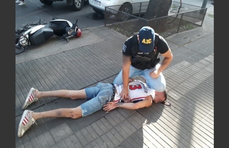 Leandro Mat&iacute;as cay&oacute; en inmediaciones de Segu&iacute; y San Mart&iacute;n.