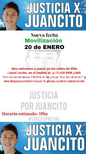 Imagen de Villa Constituci&oacute;n: Movilizaci&oacute;n en pedido de justicia por la muerte de  Juan Manuel G&oacute;mez