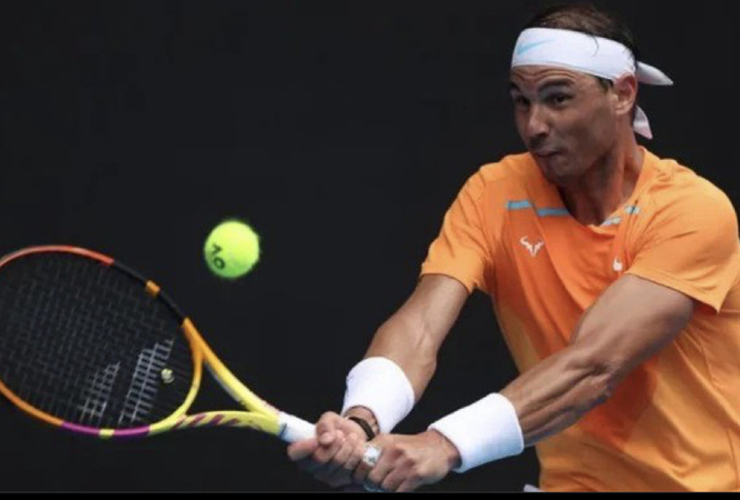 Imagen de Rafa Nadal logró su 77ª victoria en el Australia Open.