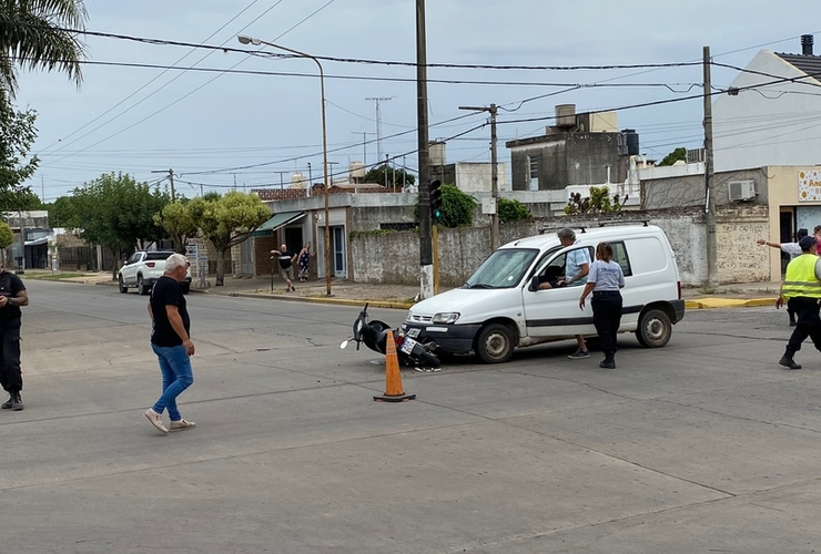 Imagen de Accidente de tránsito en Colón y Belgrano