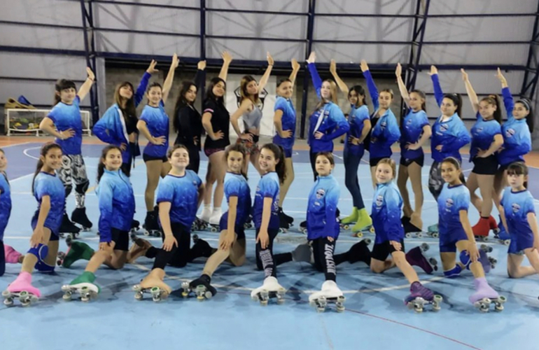 Imagen de El patín competición de Central Argentino, volvió a entrenar para su temporada 2023.