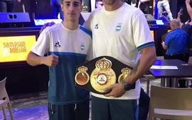 Imagen de Mirco Cuello pas&oacute; el pesaje y est&aacute; listo para debutar en el 2023