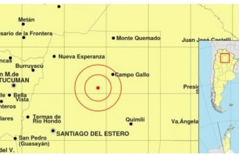 Imagen de Se registr&oacute; un sismo de 6,5 grados en Santiago del Estero