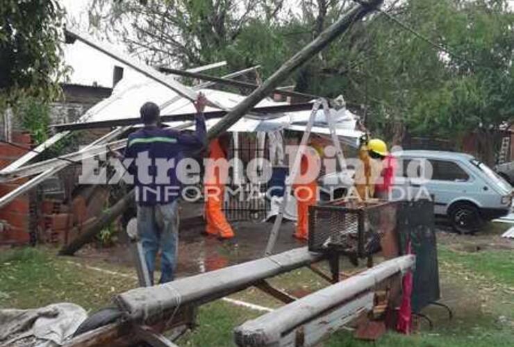 Actuaron Bomberos y Protección Civil.