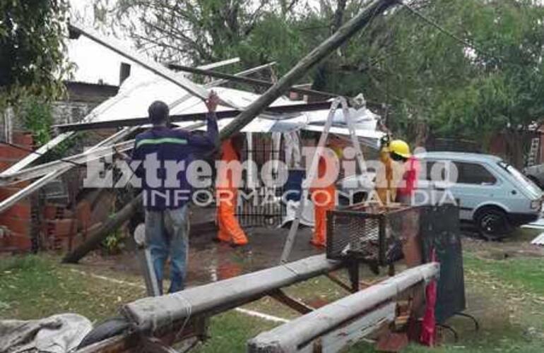 Actuaron Bomberos y Protección Civil.