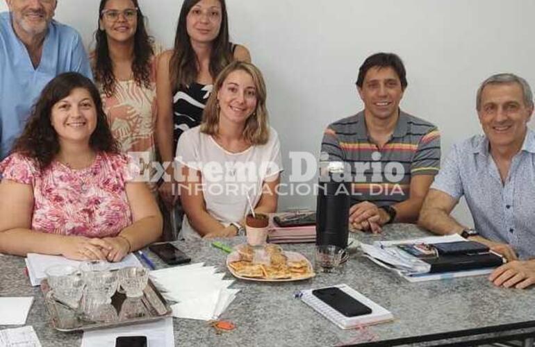 Imagen de Fighiera   Inclusi&oacute;n en las discapacidades   El presidente comunal, Rodolfo Stangoni se reuni&oacute; con referentes del Samco local, del &aacute;rea de Desarrollo Social y con Patricio Huerga, subsecretario de Inclusi&oacute;n para Personas con Discapacidad de Santa Fe