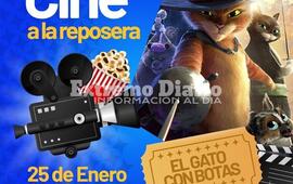 Imagen de �El gato con botas�: 2&deg; funci&oacute;n del cine a la reposera en el Anfiteatro