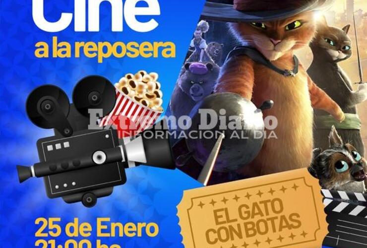 Imagen de El gato con botas: 2° función del cine a la reposera en el Anfiteatro