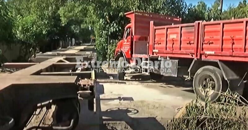 Imagen de Pudo ser tragedia: un tren arroll&oacute; a un cami&oacute;n en un cruce sin barreras ni visibilidad