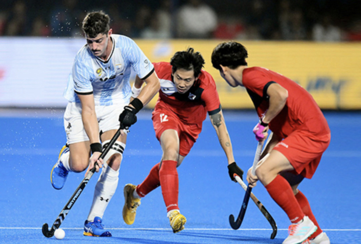 Imagen de Los Leones perdieron ante Corea del Sur y quedaron eliminados del Mundial de India.