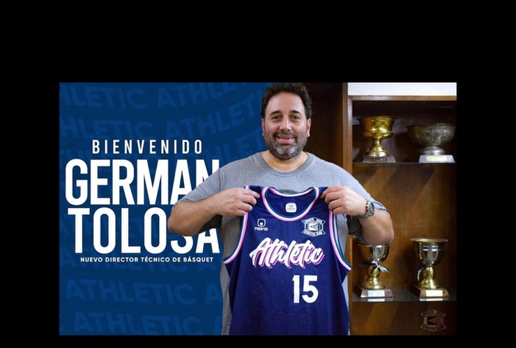 Imagen de Germán Tolosa, nuevo Director Técnico de Básquet A.S.A.C.