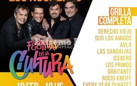 Imagen de Grilla de artistas que actuar&aacute;n en el Festival de la Cultura 2023