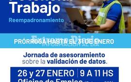 Imagen de Potenciar Trabajo: Jornada de asesoramiento sobre validaci&oacute;n de datos
