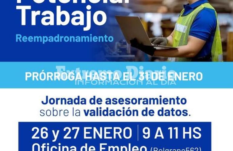 Imagen de Potenciar Trabajo: Jornada de asesoramiento sobre validación de datos