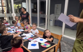 Imagen de Taller de Pintura, en la Escuela de Verano de Labarra Ol&iacute;mpica.