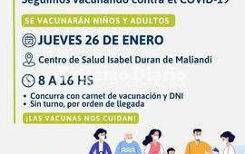 Imagen de Covid-19: Contin&uacute;a la vacunaci&oacute;n en Alvear