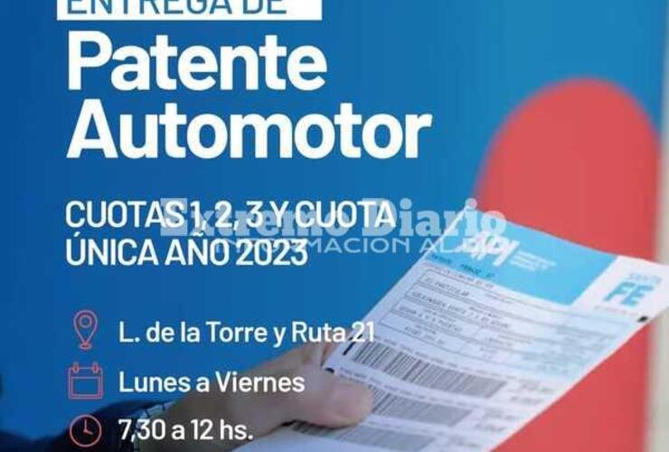 Imagen de Entrega de Patente Automotor 2023