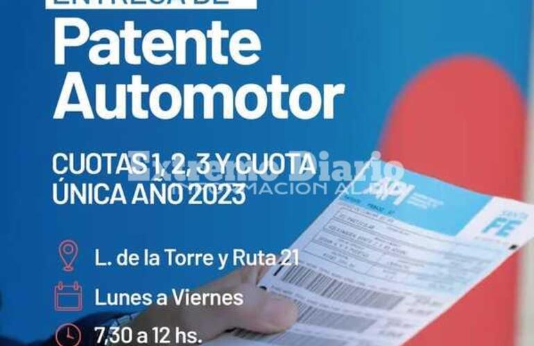 Imagen de Entrega de Patente Automotor 2023