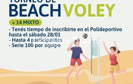 Imagen de Torneo de beach voley en Alvear